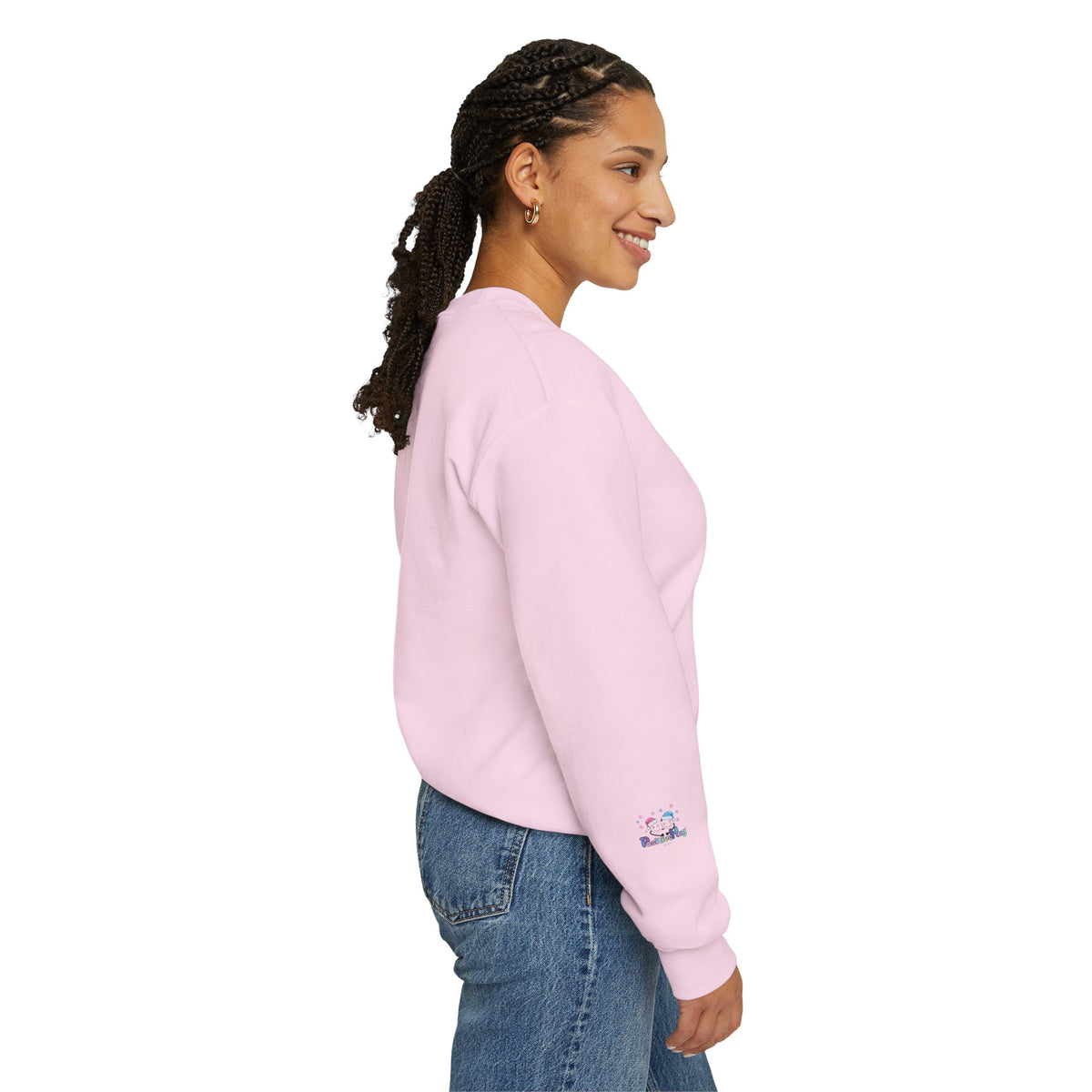 Christmas Cat Sweatshirt, Too Cute for the Naughty List | PositiveHug