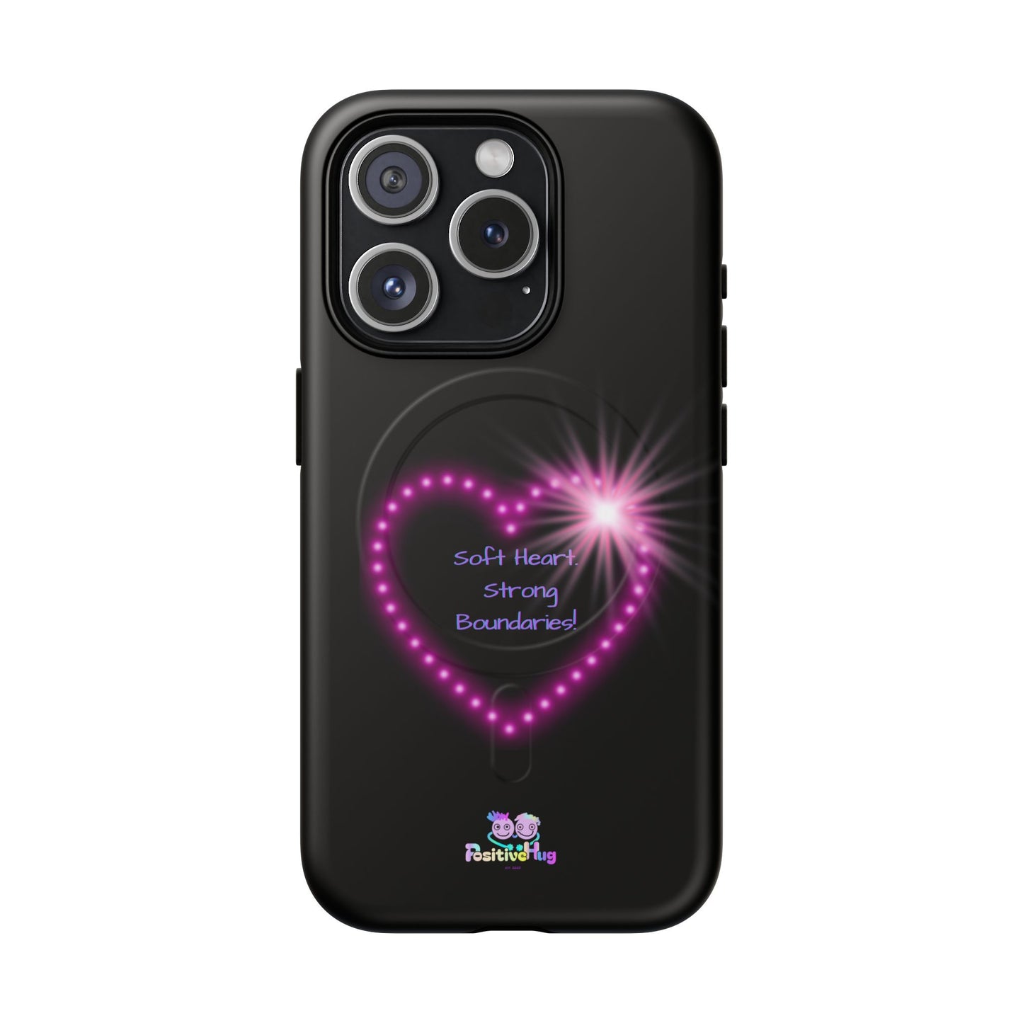 Soft Heart, Strong Boundaries Women's Tough Magnetic Phone Case — Self-Love | PositiveHug