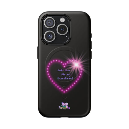 Soft Heart, Strong Boundaries Women's Tough Magnetic Phone Case — Self-Love | PositiveHug