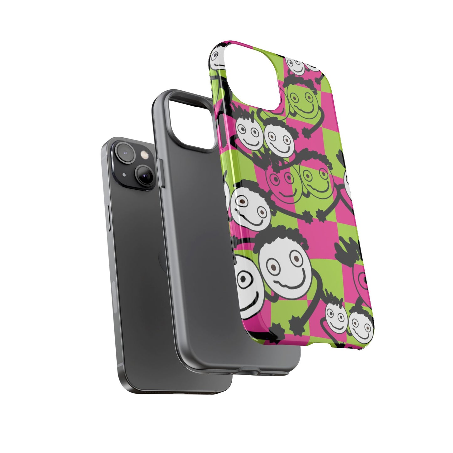 Positive Vibes Phone Case - By PositiveHug Happy, Colorful Tough Case,