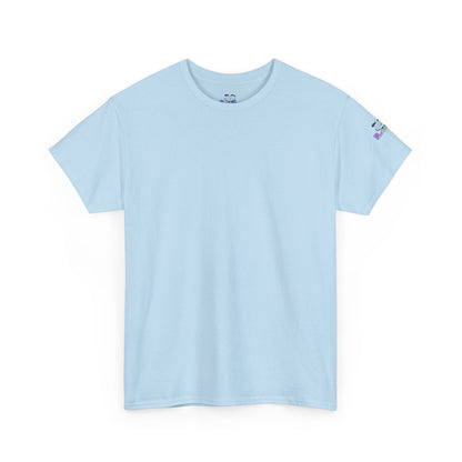 'Hey, Good Luck! x ' Quote on back, Motivational Tee