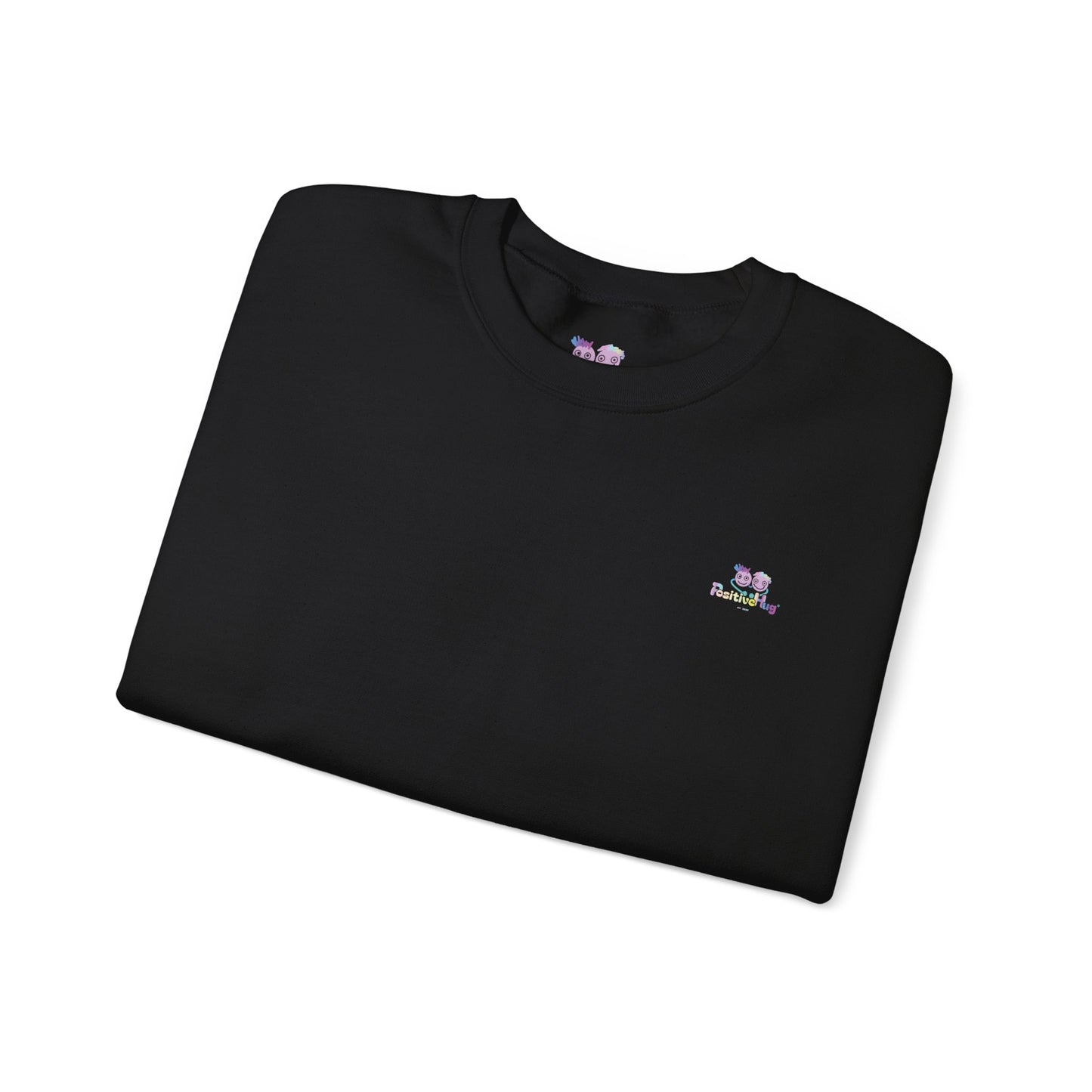 Crewneck Sweatshirt — "Don't Let Anything Dull Your Sparkle" Glitter Star Back Graphic