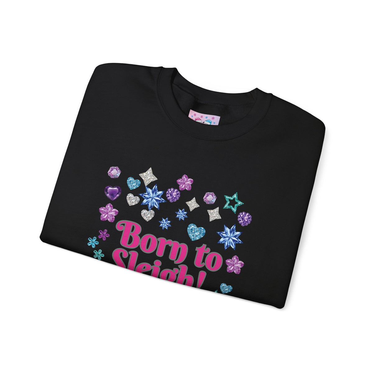 Born to Sleigh Cute Christmas Sweatshirt for Women | PositiveHug