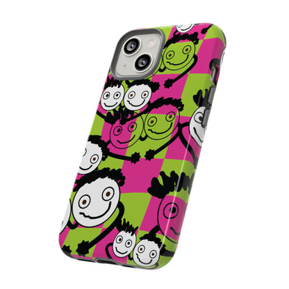 Positive Vibes Phone Case - By PositiveHug Happy, Colorful Tough Case,