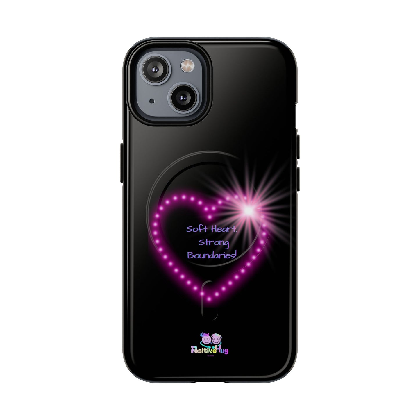 Soft Heart, Strong Boundaries Women's Tough Magnetic Phone Case — Self-Love | PositiveHug
