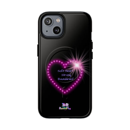 Soft Heart, Strong Boundaries Women's Tough Magnetic Phone Case — Self-Love | PositiveHug