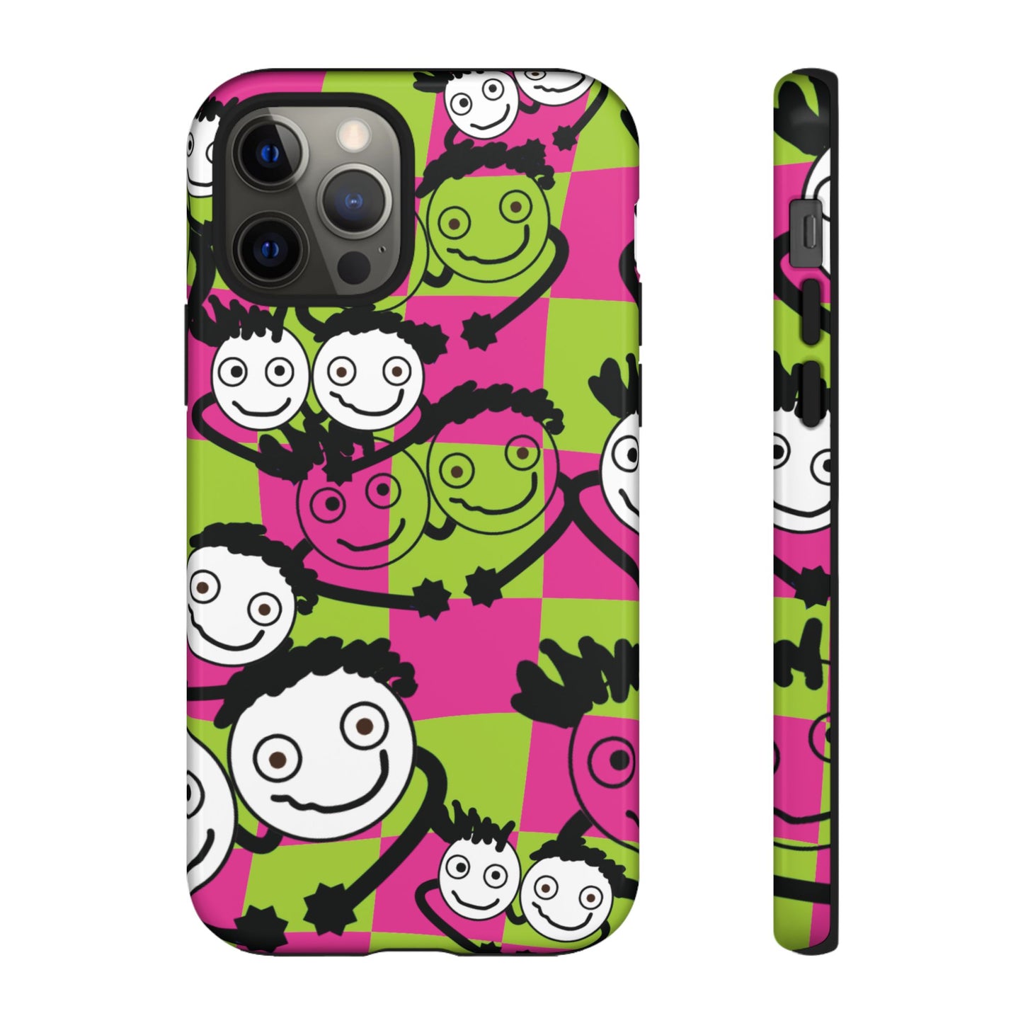 Positive Vibes Phone Case - By PositiveHug Happy, Colorful Tough Case,