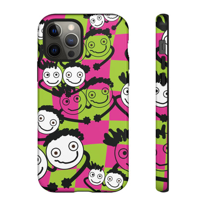 Positive Vibes Phone Case - By PositiveHug Happy, Colorful Tough Case,