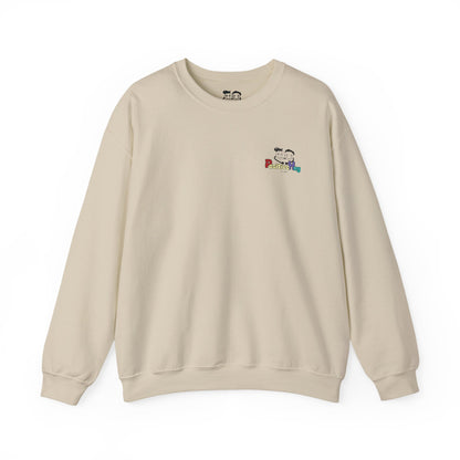 'Hey, You're Giving Low-Key Skibidi Rizzler Vibes No Cap!' Gen Alfa Adults Crewneck Sweatshirt by PositiveHug