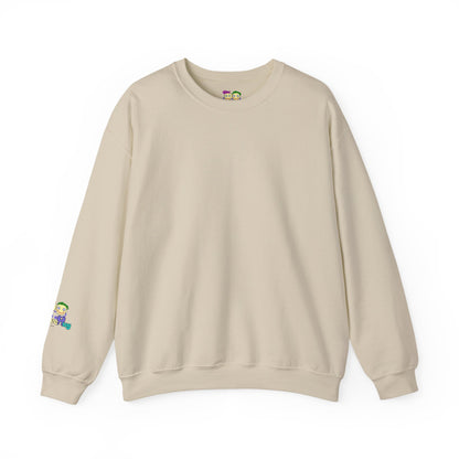 'Hey, I believe in you! x ' Motivational Crewneck Sweatshirt Unisex, Quote on back