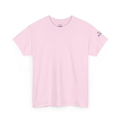 'Hey, Good Luck! x ' Quote on back, Motivational Tee