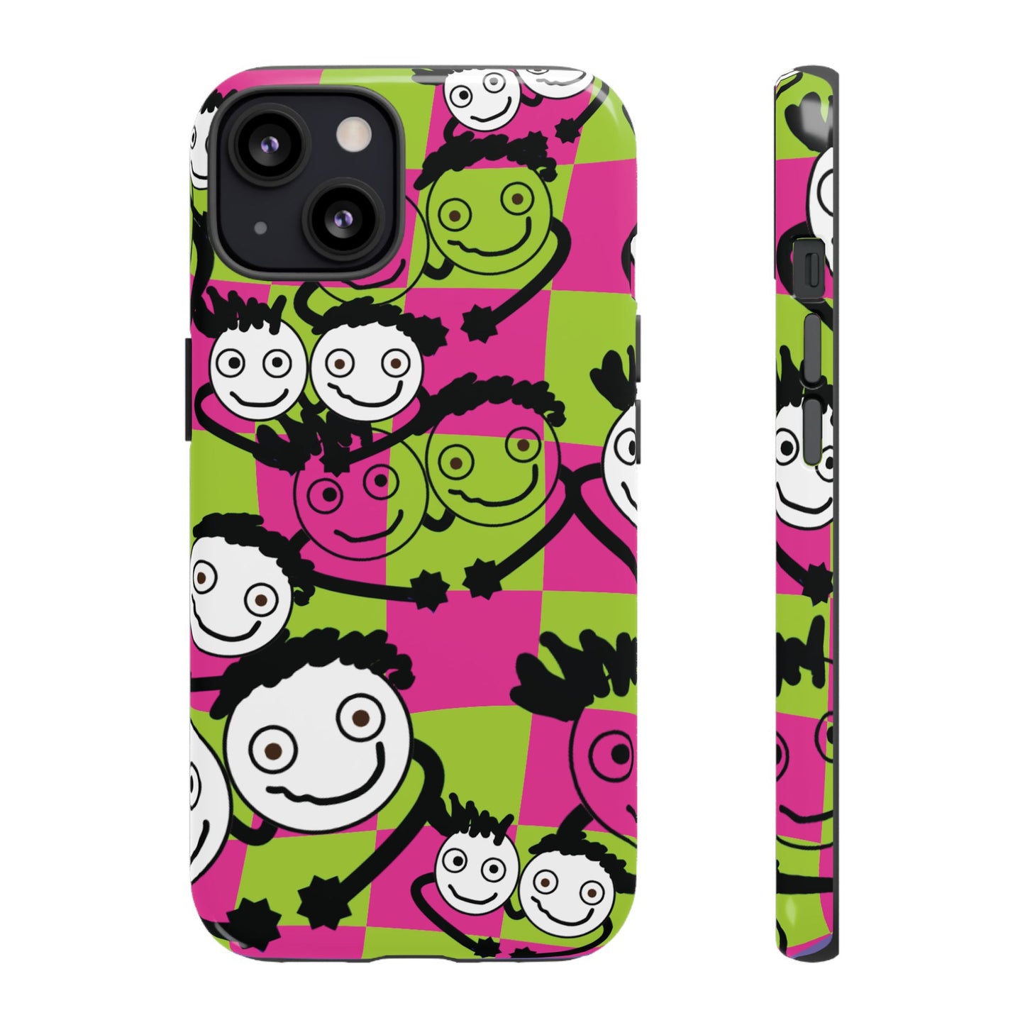 Positive Vibes Phone Case - By PositiveHug Happy, Colorful Tough Case,