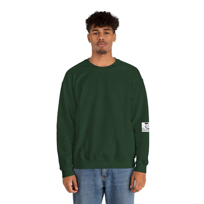 'Emotions are just temporary. Suicide is forever. Stay with us x' Inspirational Crewneck Sweatshirt - Mental Health Awareness