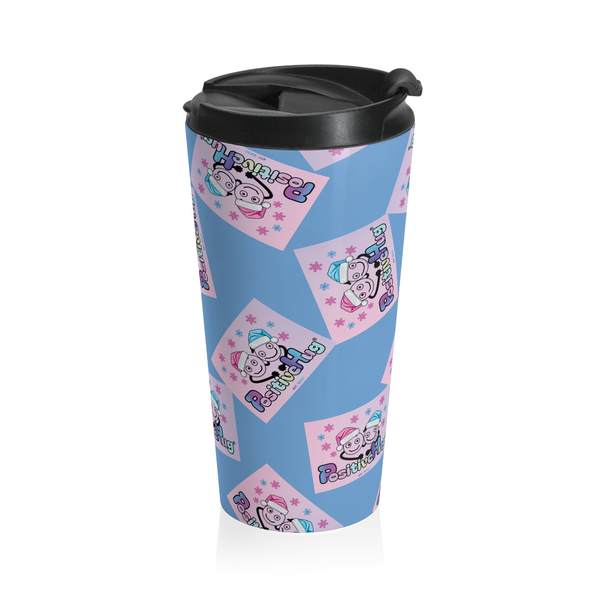 Festive Christmas Stainless Steel Travel Mug, 15oz | PositiveHug
