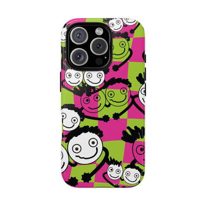 Positive Vibes Phone Case - By PositiveHug Happy, Colorful Tough Case,