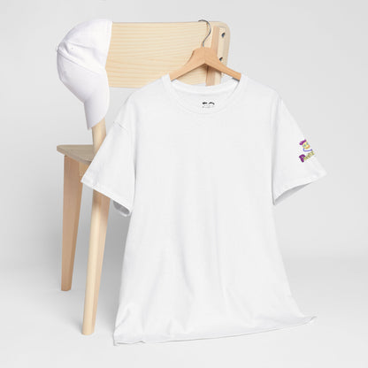 'Hey, Good Luck! x ' Quote on back, Motivational Tee