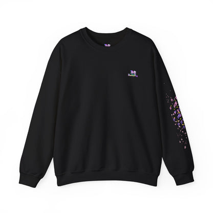 Fairy Magic Crewneck Sweatshirt — "Powered by Fairy Dust & Brains" - Design on back