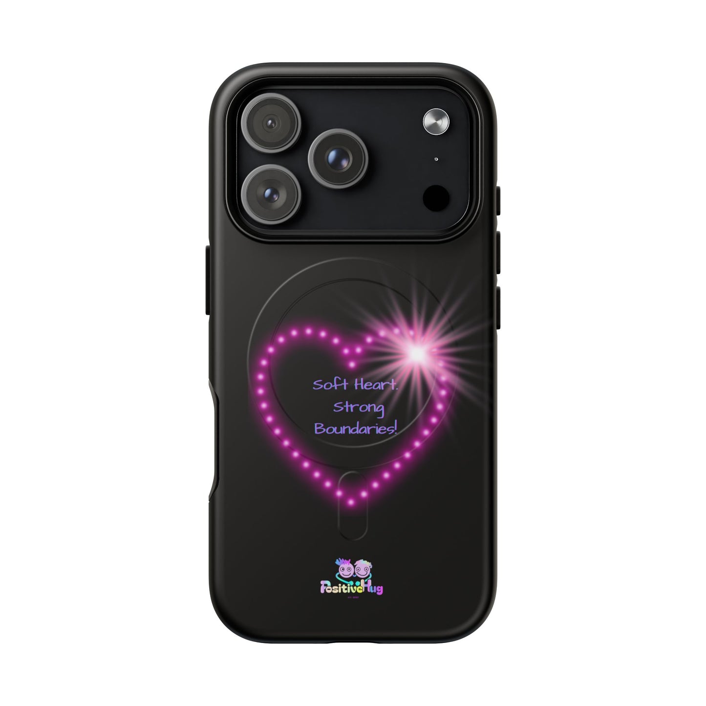 Soft Heart, Strong Boundaries Women's Tough Magnetic Phone Case — Self-Love | PositiveHug