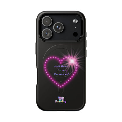 Soft Heart, Strong Boundaries Women's Tough Magnetic Phone Case — Self-Love | PositiveHug