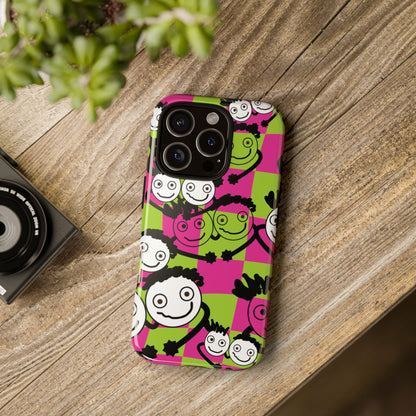 Positive Vibes Phone Case - By PositiveHug Happy, Colorful Tough Case,