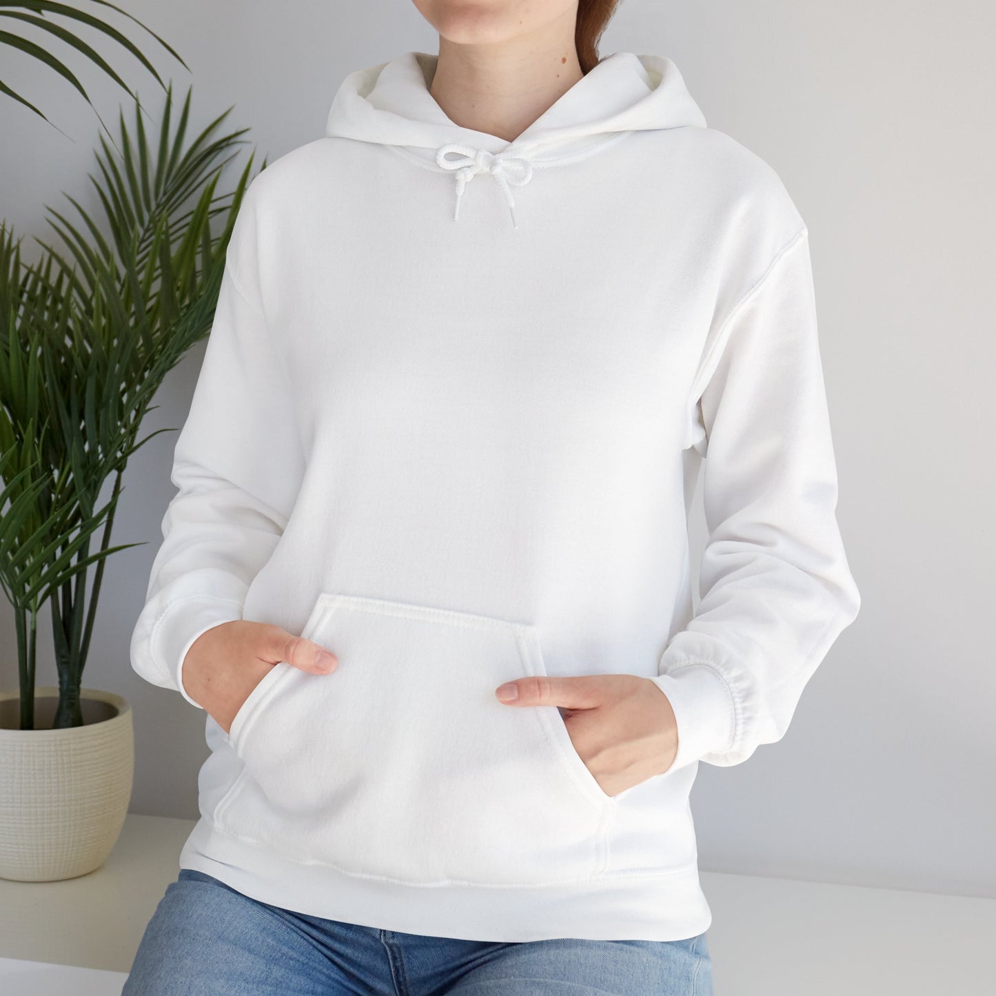 'Good Morning Starshine' Unisex Hooded Sweatshirt by PositiveHug - Design on back