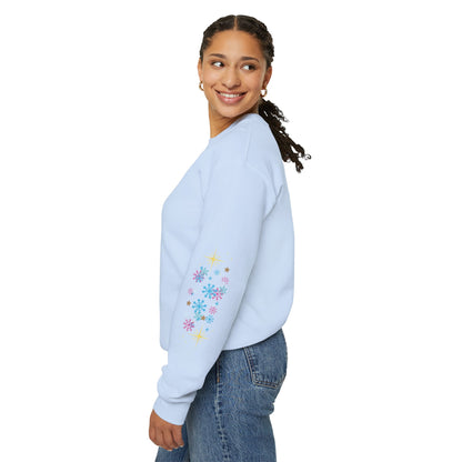Christmas Cat Sweatshirt, Too Cute for the Naughty List | PositiveHug