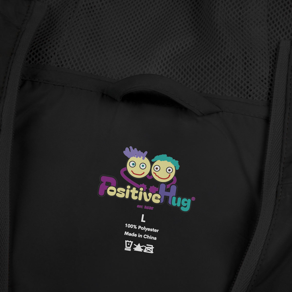 Water Resistant Windbreaker Jacket  'Do More of What Makes You Happy' | PositiveHug