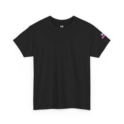 "Powered By Positivity & A Little Delulu" Cute Doodle Graphic Tee | PositiveHug