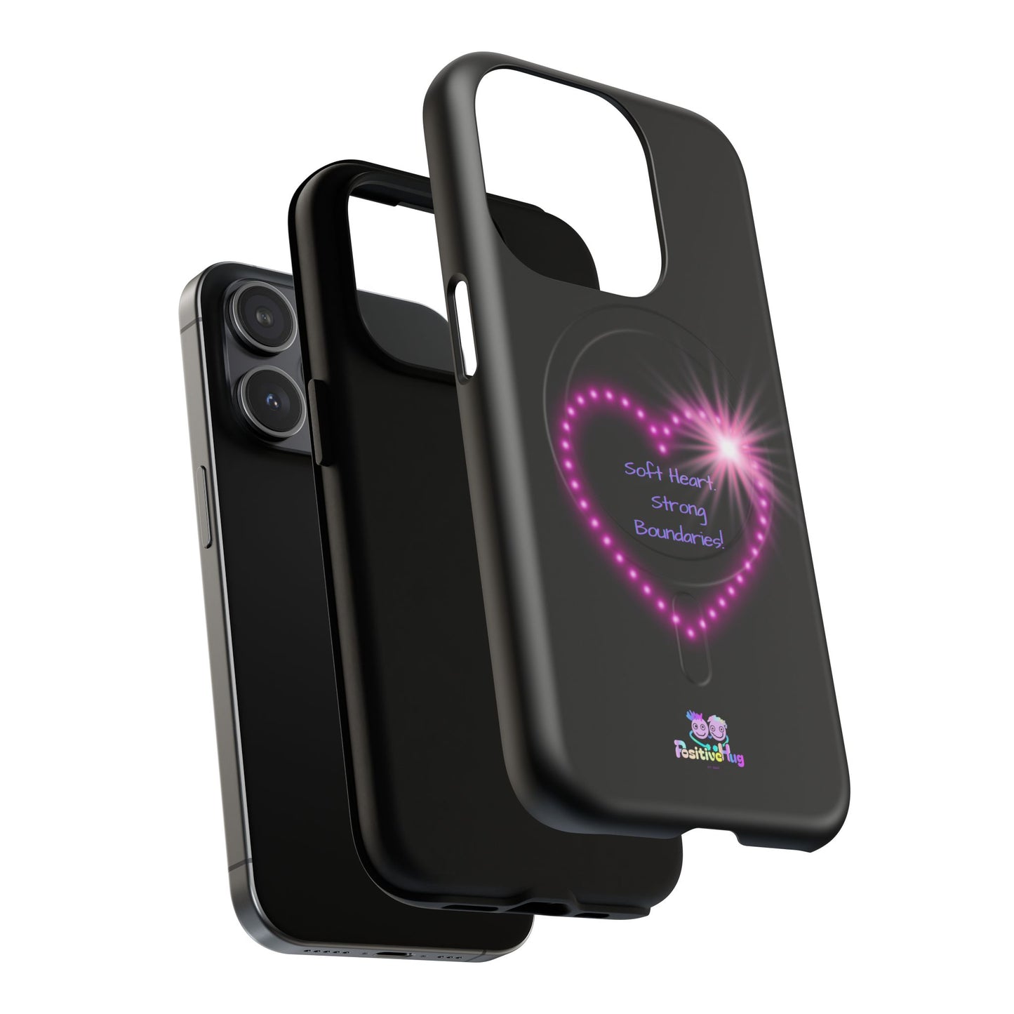 Soft Heart, Strong Boundaries Women's Tough Magnetic Phone Case — Self-Love | PositiveHug