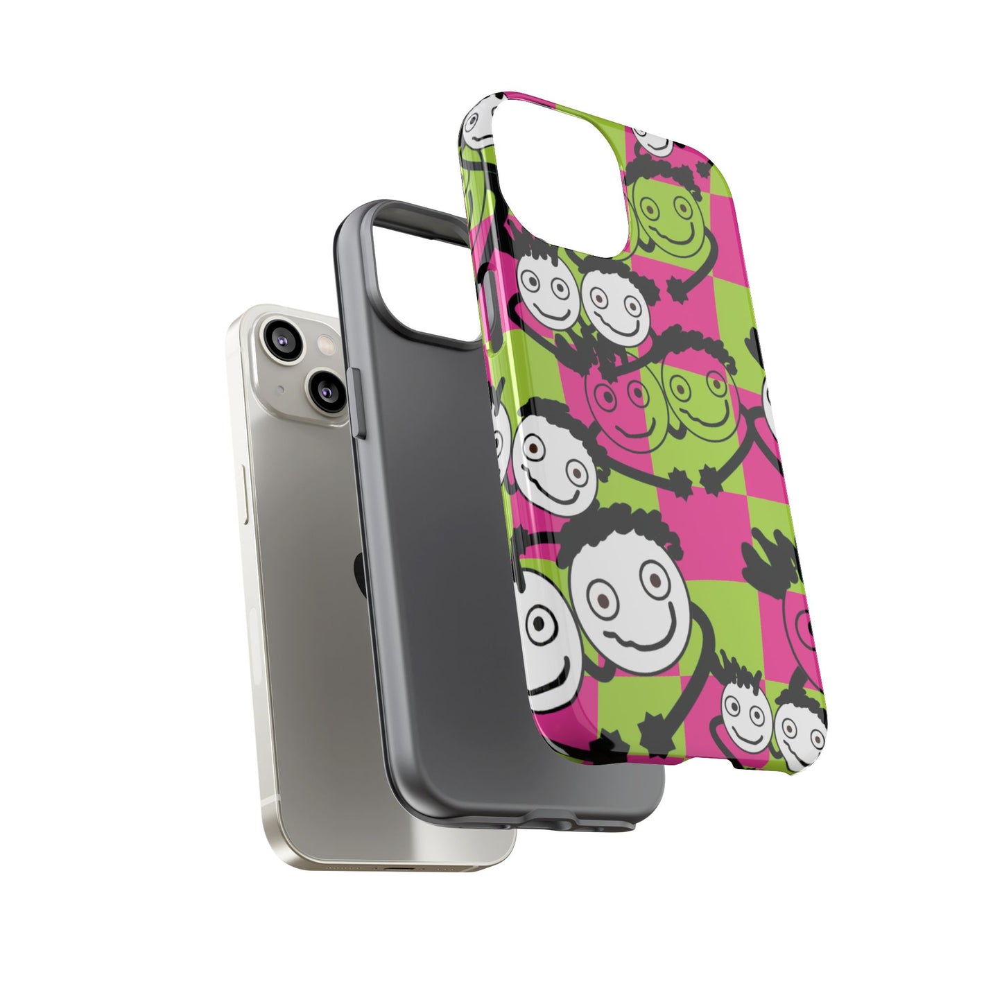 Positive Vibes Phone Case - By PositiveHug Happy, Colorful Tough Case,