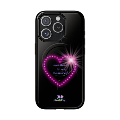 Soft Heart, Strong Boundaries Women's Tough Magnetic Phone Case — Self-Love | PositiveHug