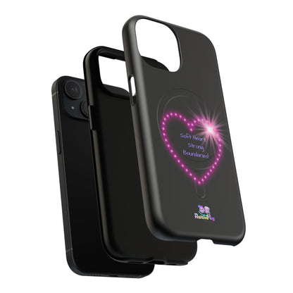 Soft Heart, Strong Boundaries Women's Tough Magnetic Phone Case — Self-Love | PositiveHug