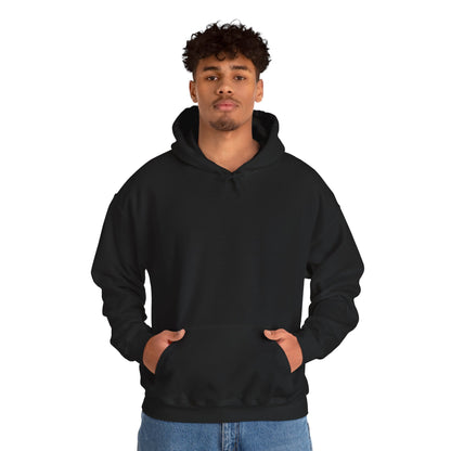 "Hey, You're giving low-key skibidi rizzler vibes. No cap!" Hooded Sweatshirt - Unisex Heavy Blend with Motivational Quote