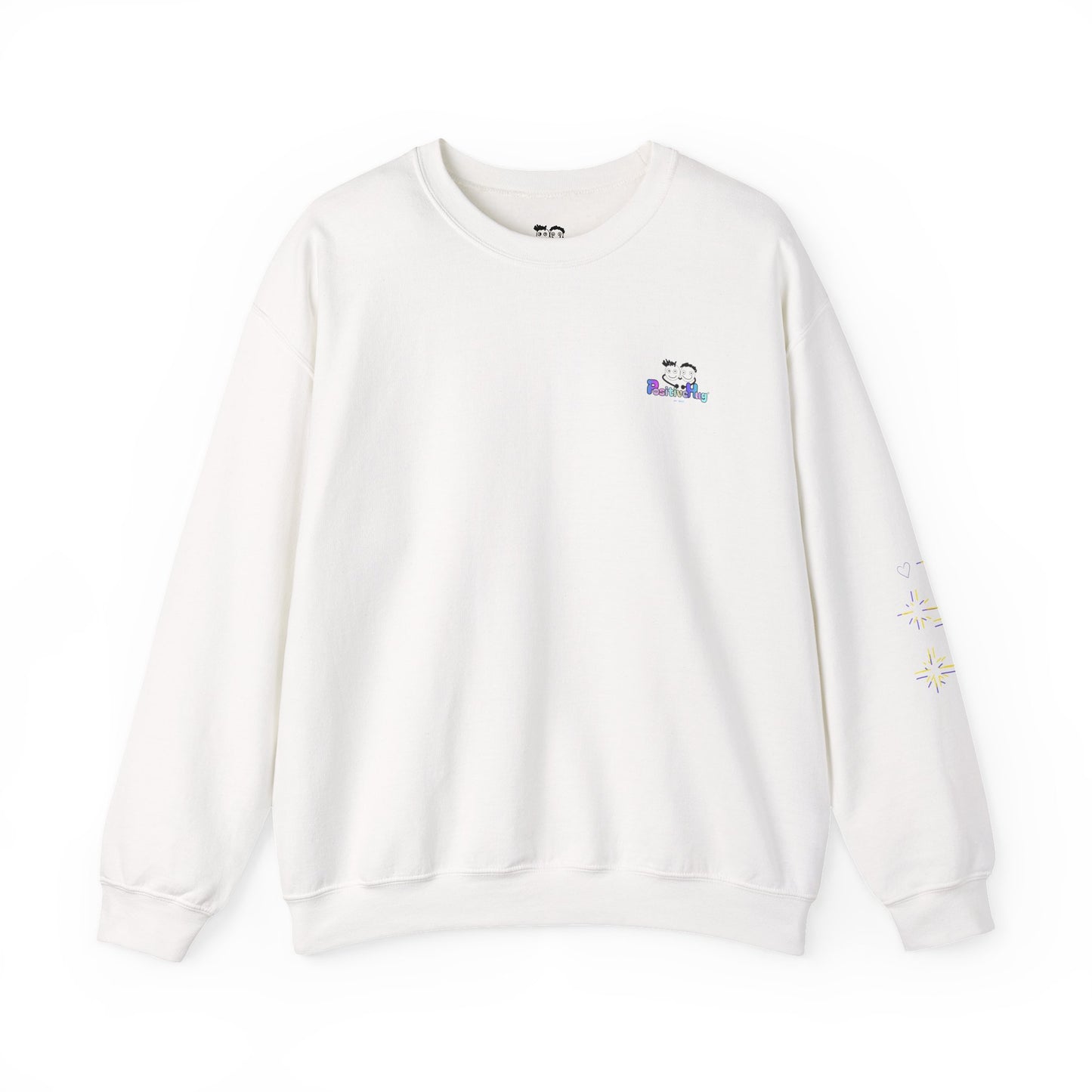 Never Giving Up motivational quote Sweatshirt | Pink speech bubble, stars, women supporting women