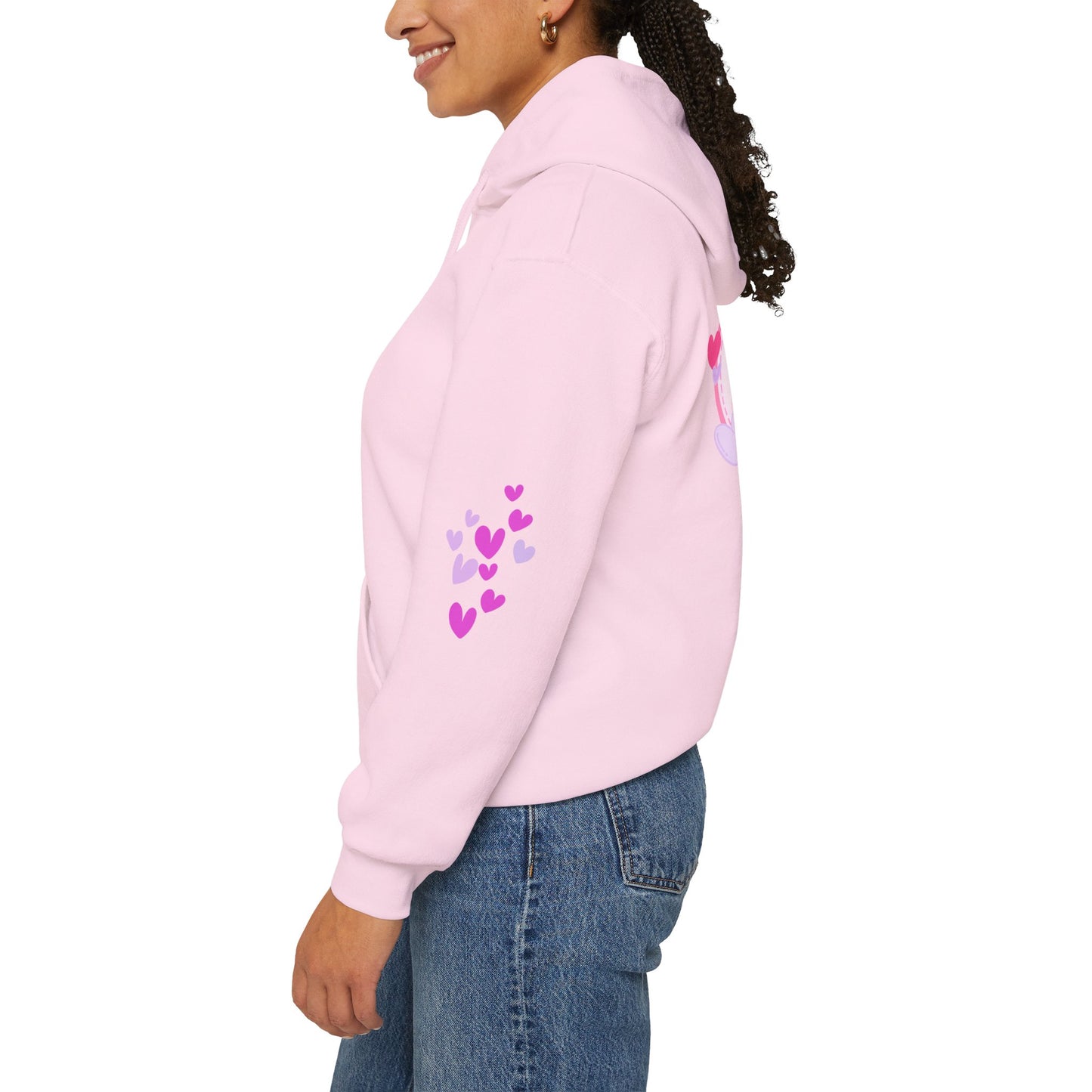 You're never too old to follow your dreams!  Heat Print Hoodie - Design on back