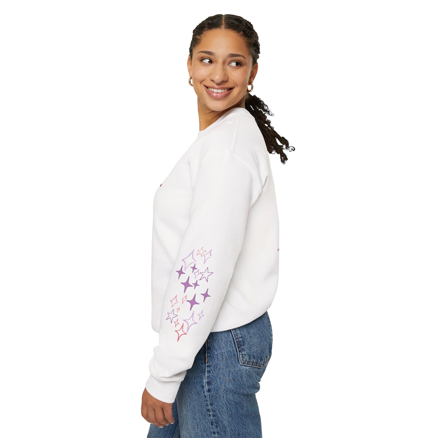 Your Difference Is Your Superpower - Crewneck Sweatshirt With Inspirational Back Graphic