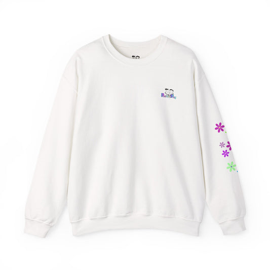 Empowerment Sweatshirt — "Pink? Yes. Brains? Absolutely. Settling? Never. Ambitious? Always." Motivational Graphic
