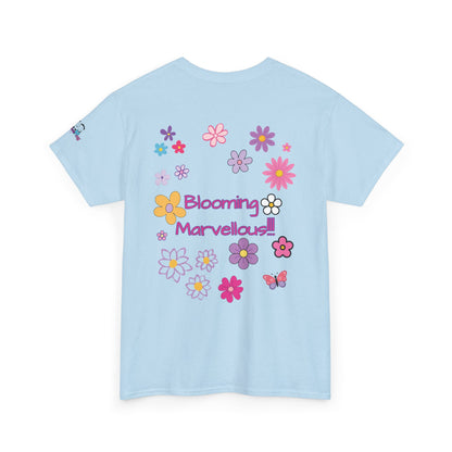Blooming Marvellous Tee — Women's Floral Graphic T-Shirt | PositiveHug