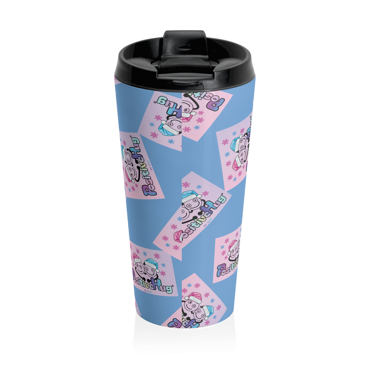 Festive Christmas Stainless Steel Travel Mug, 15oz | PositiveHug