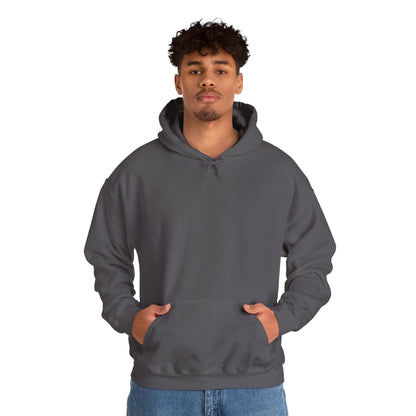 "Hey, You're giving low-key skibidi rizzler vibes. No cap!" Hooded Sweatshirt - Unisex Heavy Blend with Motivational Quote