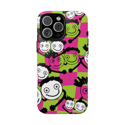 Positive Vibes Phone Case - By PositiveHug Happy, Colorful Tough Case,