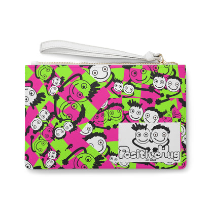 90's  Neon Clutch Bag by PositiveHug