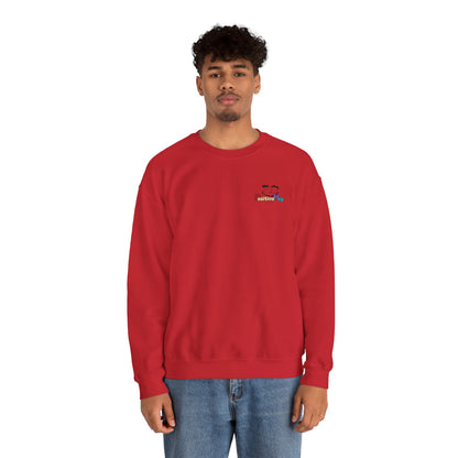 'Hey, You're Giving Low-Key Skibidi Rizzler Vibes No Cap!' Gen Alfa Adults Crewneck Sweatshirt by PositiveHug