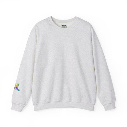 'Hey, I believe in you! x ' Motivational Crewneck Sweatshirt Unisex, Quote on back