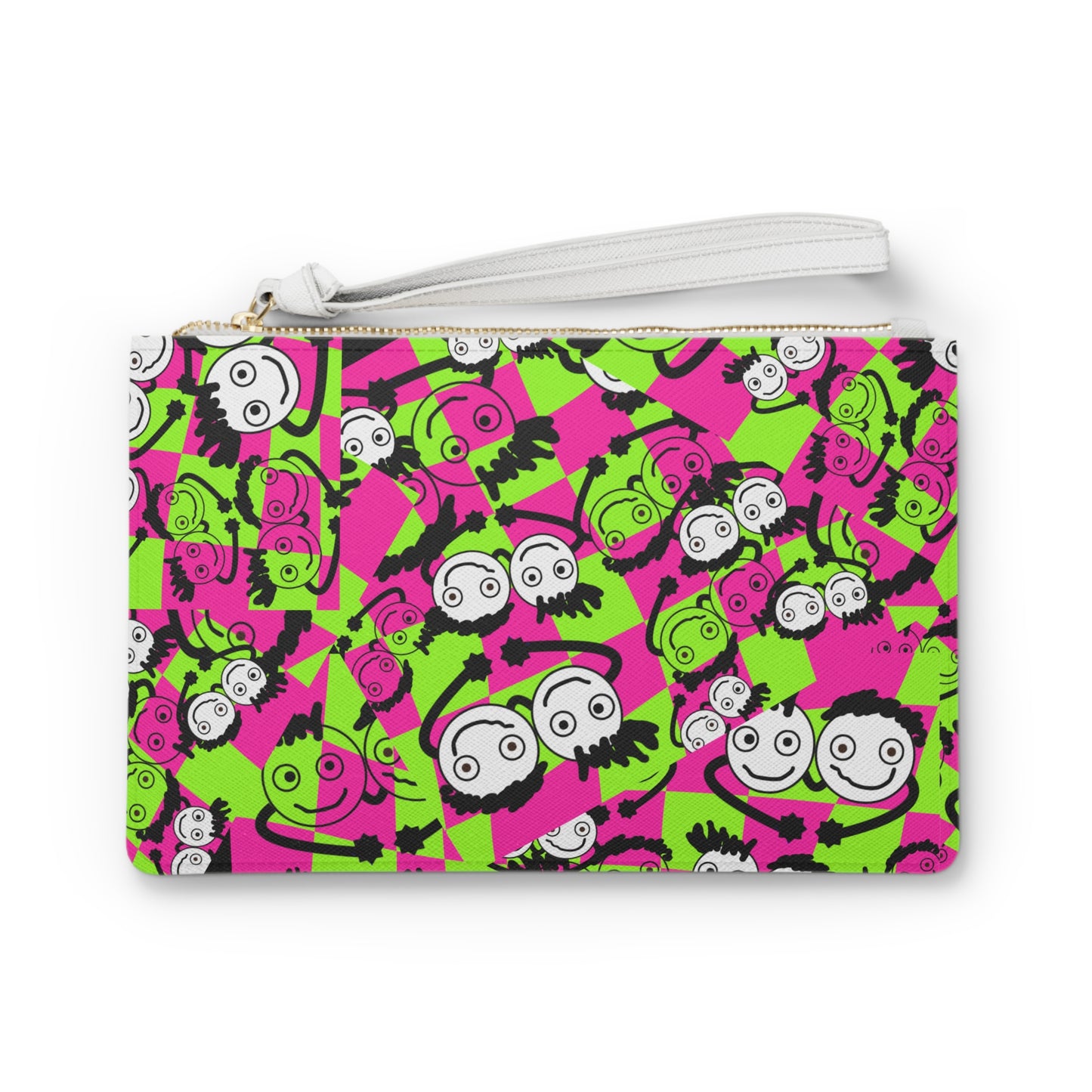90's  Neon Clutch Bag by PositiveHug
