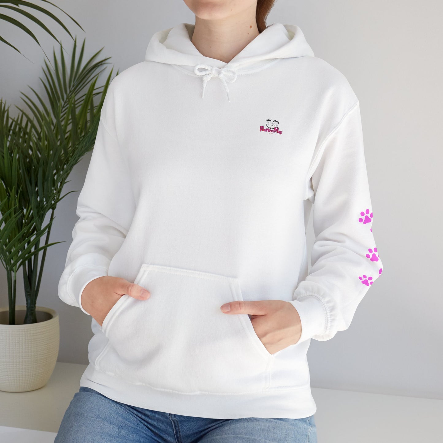 Dog Lovers Women's Hoodie — "Be The Person Your Dog Thinks You Are" Back Graphic | PositiveHug
