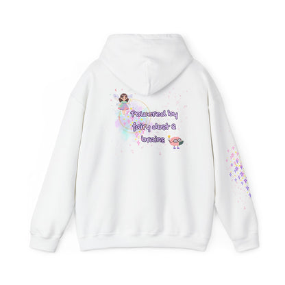 "Powered by Fairy Dust & Brains" Cute Hoodie