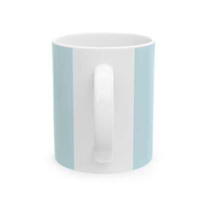 Christmas Cat Ceramic Mug, Too Cute for the Naughty List | PositiveHug
