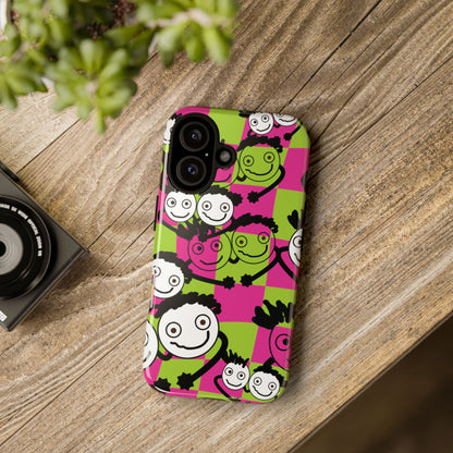 Positive Vibes Phone Case - By PositiveHug Happy, Colorful Tough Case,