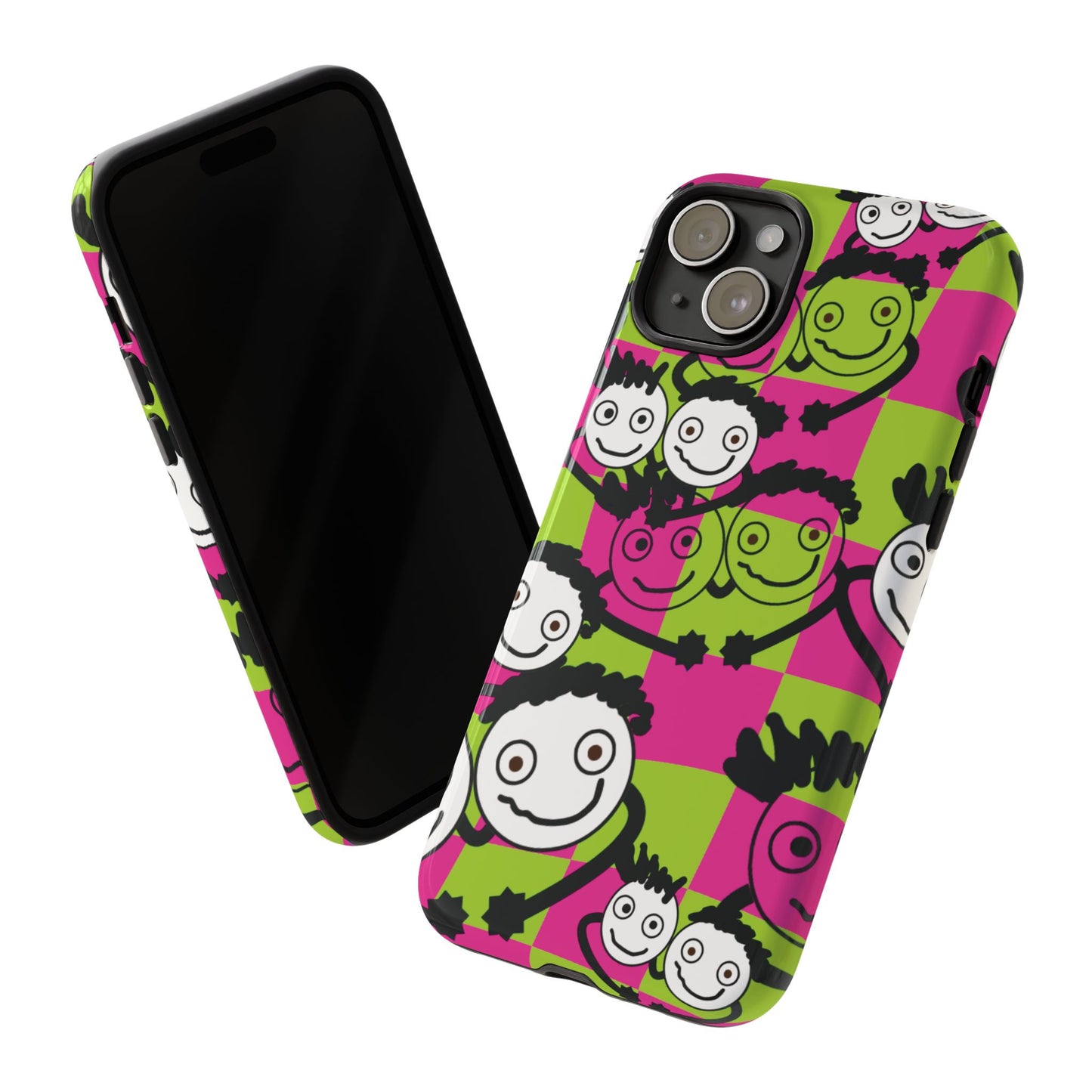 Positive Vibes Phone Case - By PositiveHug Happy, Colorful Tough Case,